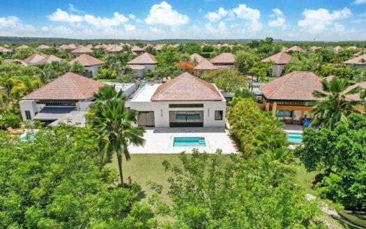 White Villa in Green Village: Luxury and Beauty with Private Pool in Cap Cana